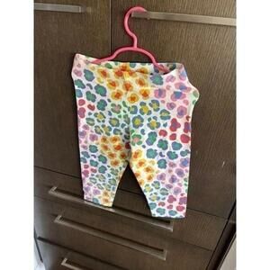 Mini Boden Rainbow Colorful‎ Cheetah Print Capri Leggings size 7-8